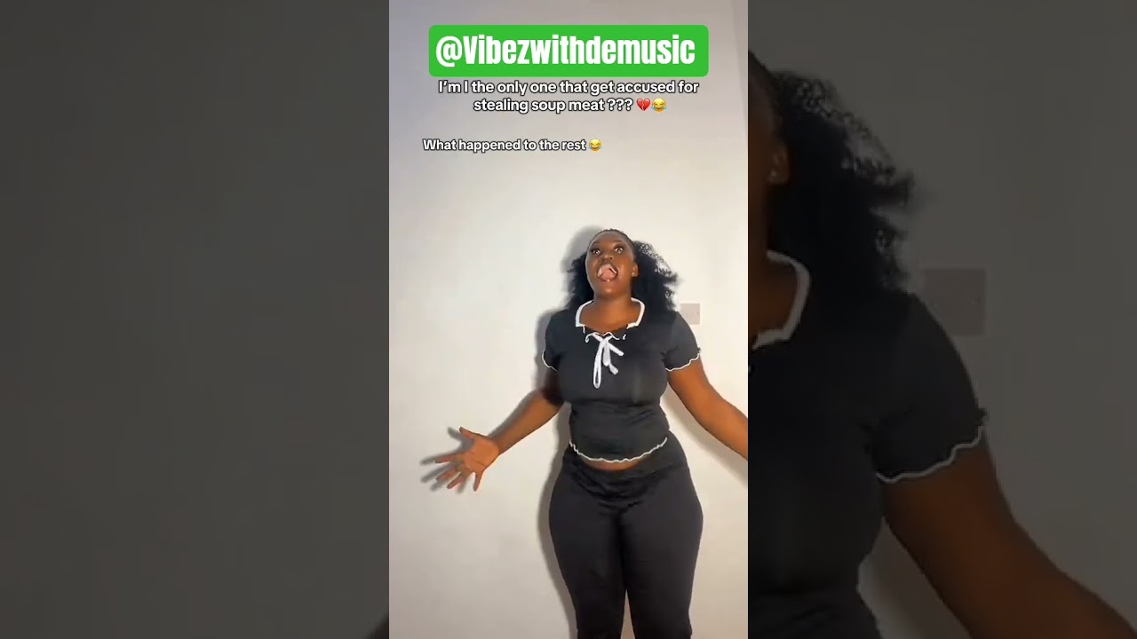 Pretty lady VIBING WITH DE MUSIC 