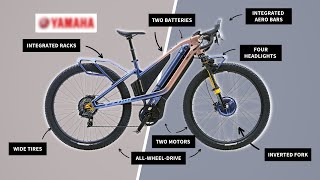 This bike is insane! Hardtail Gravel Adventure Drop Bar Mountain AWD eBike