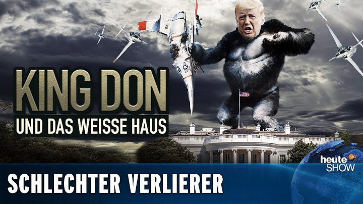 Biden gewinnt die US-Wahl, Trump will nur noch Chaos stiften | heute-show vom 13.11.2020