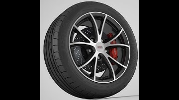 wheel Alcasta 3D model from CGTrader.com