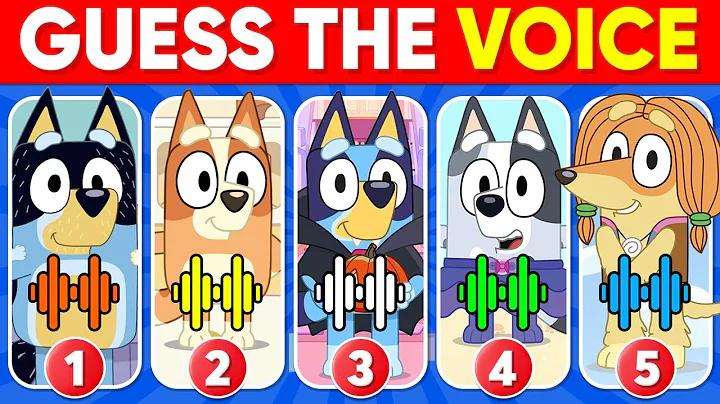 Guess the Bluey Characters by Their Voice 🐶💙 Bluey Quiz ~ Bingo, Bluey, Socks, Bandit