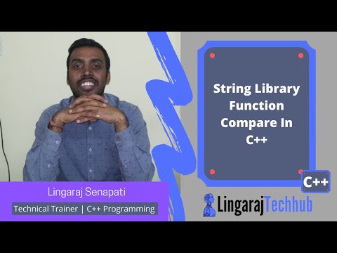 String Library Function Compare In C++ #124