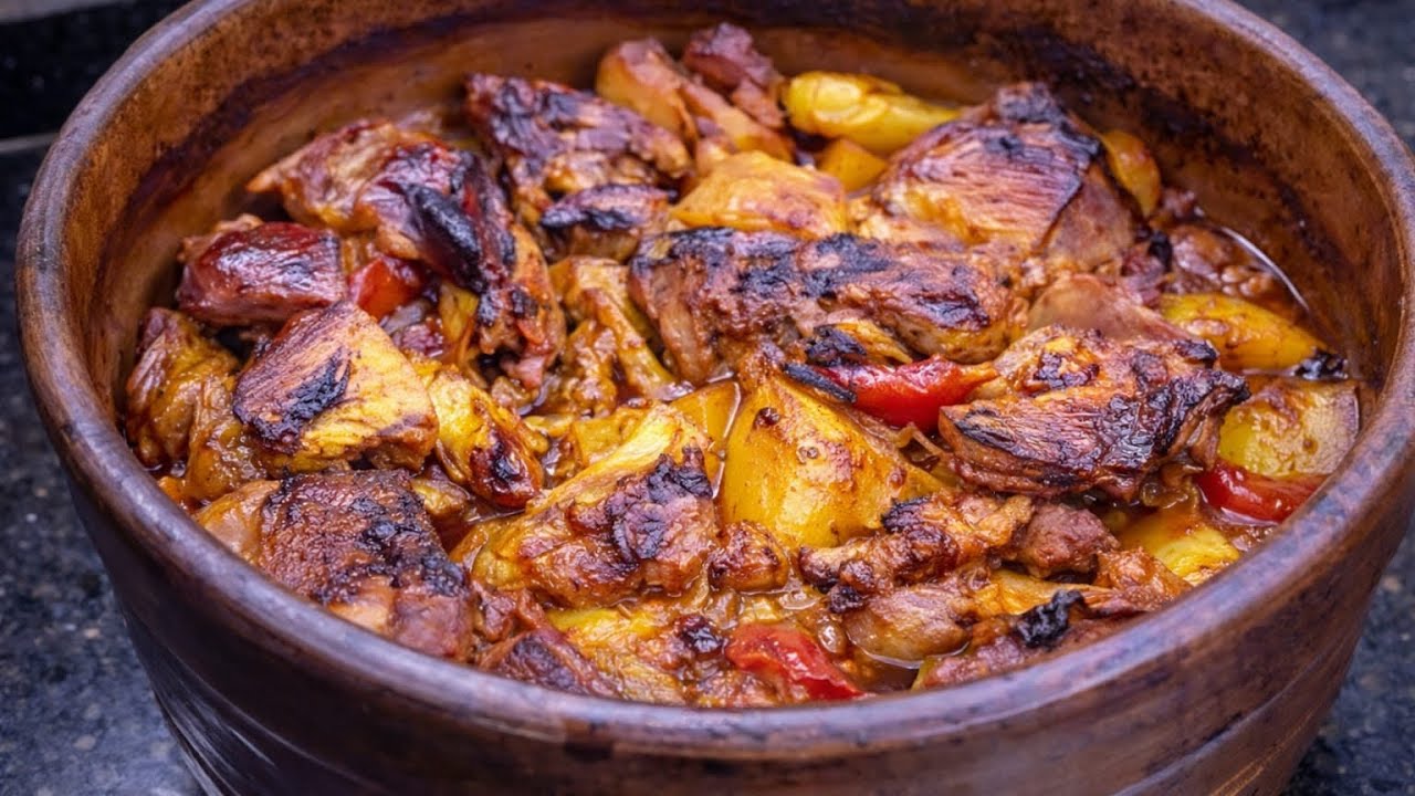 وصفة وراك مخلية في طاجن الفرن بتتبيلة رهيييبه😋💯