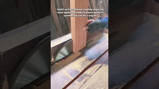 Precision Woodworking: Crafting a Triple Tenon Joint for Furniture#Woodworking #DIYProjects