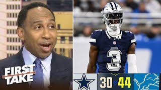 First Take | Stephen A. goes nuclear on George Pickens quitting & lack of effort in Cowboys loss
