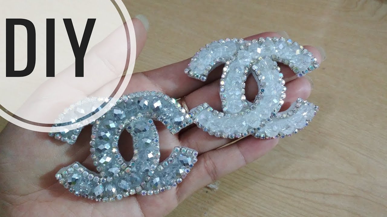 DIY || Cara mudah membuat bros channel | Tutorial Broch Channel Cristal | Tutorial Channel