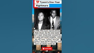 💔Mike Tyson’s One-Year Nightmare #miketyson #boxinghistory #boxing