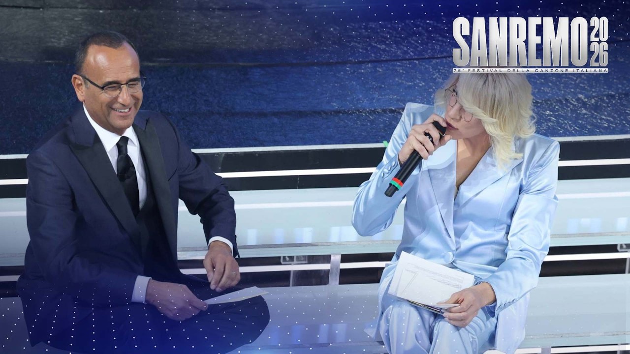 Sanremo 2026 - Vincenzo De Lucia è Maria De Filippi  