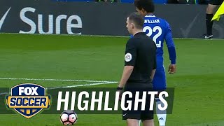 Fantastic Willian free kick gives Chelsea 1-0 lead | 2016-17 FA Cup Highlights Wealth