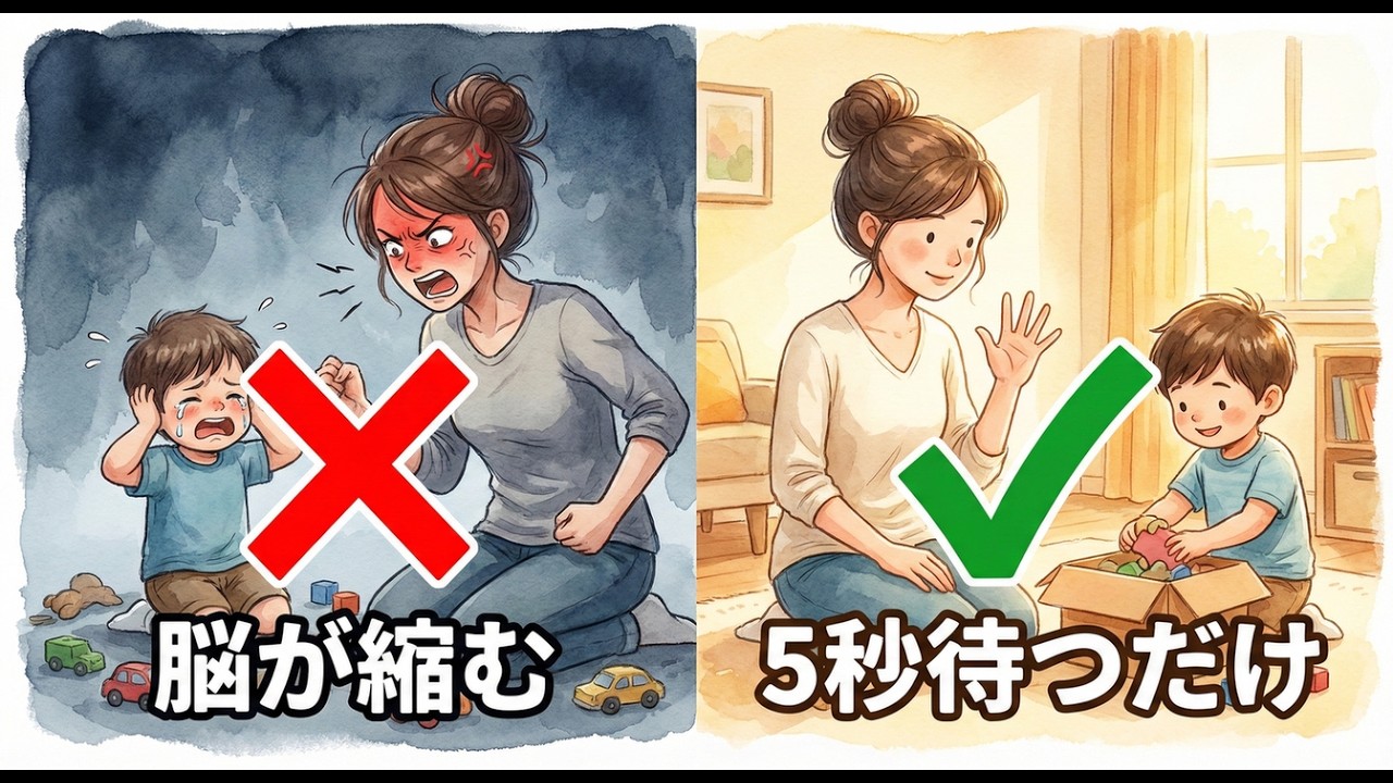 【絶対やめて】5歳児の脳を破壊する「親の口癖」ワースト3