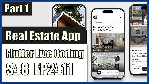 [Flutter] Flutter Live Coding EP2411 (Real Estate Mobile App Part 1)