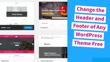 Custom Header and Footer | Change Any Themes Default Header & Footer