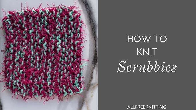 How To Knit a Dishcloth (Great For Beginners) 