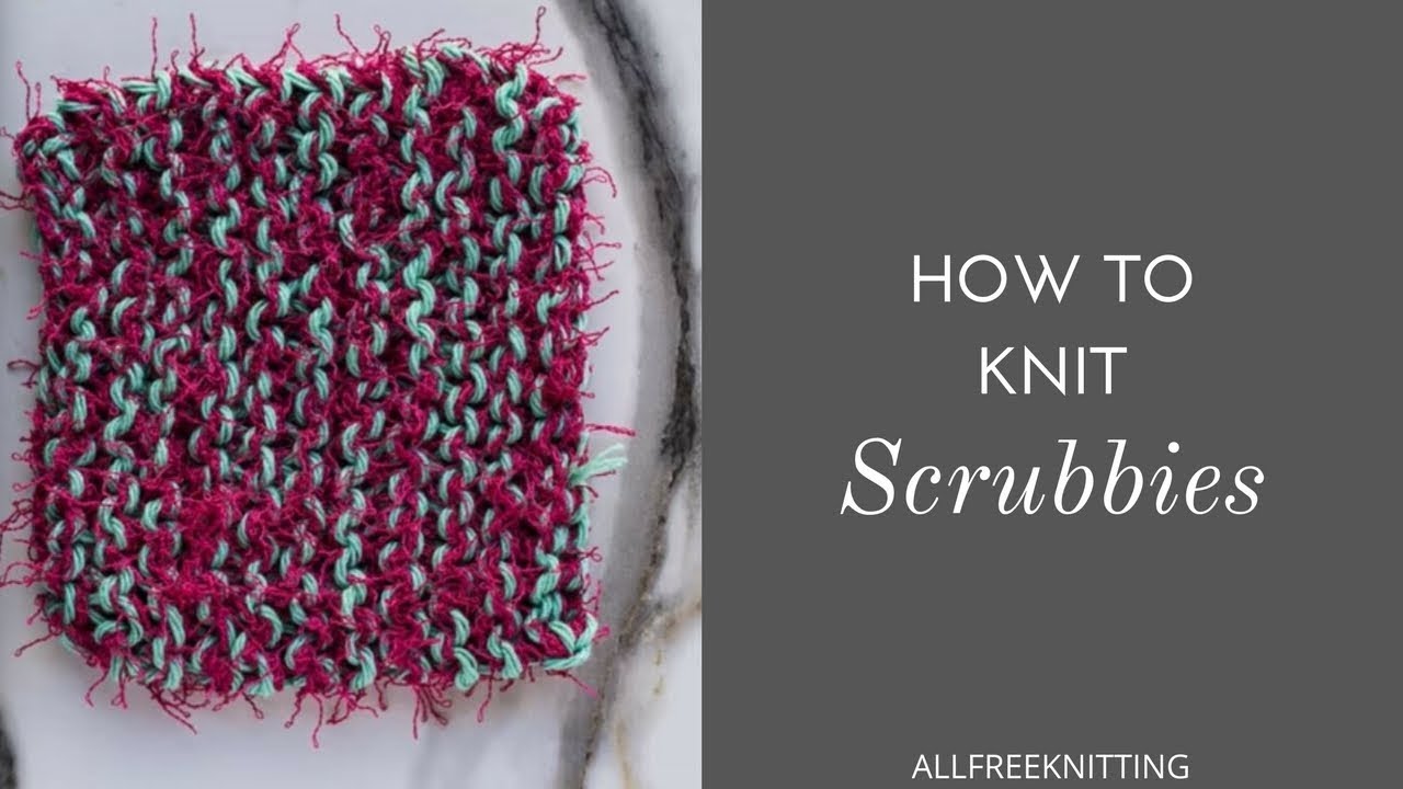 Knit scrubby yarn patterns