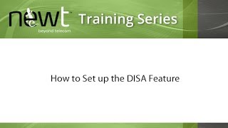 How to Set up the DISA Feature Resimi