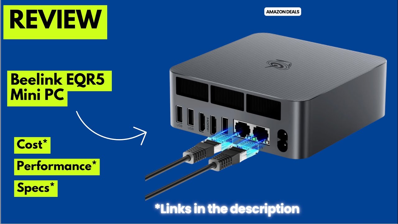 Beelink EQR5 Mini PC Review 2025 AMD Ryzen 7 5825U, 32GB RAM, 4K