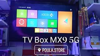 TV Box MX9 5G Android 10.1-4G RAM 32G ROM WiFi