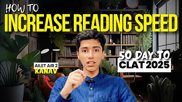 How to increase Reading Speed for CLAT & AILET? | #clat2025