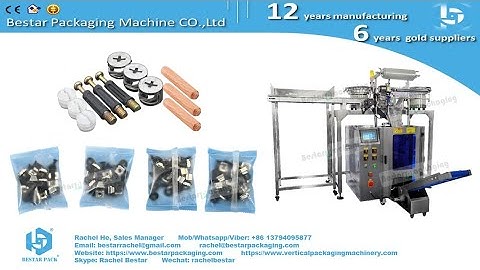 Furniture hardware automatic counting mixing packaging machine with TTO printer