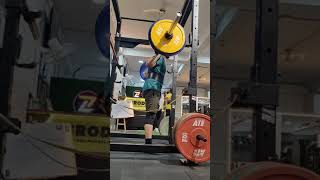 Man Attempting Heavy Squat Loses Balance And Drops Barbell - 1502167