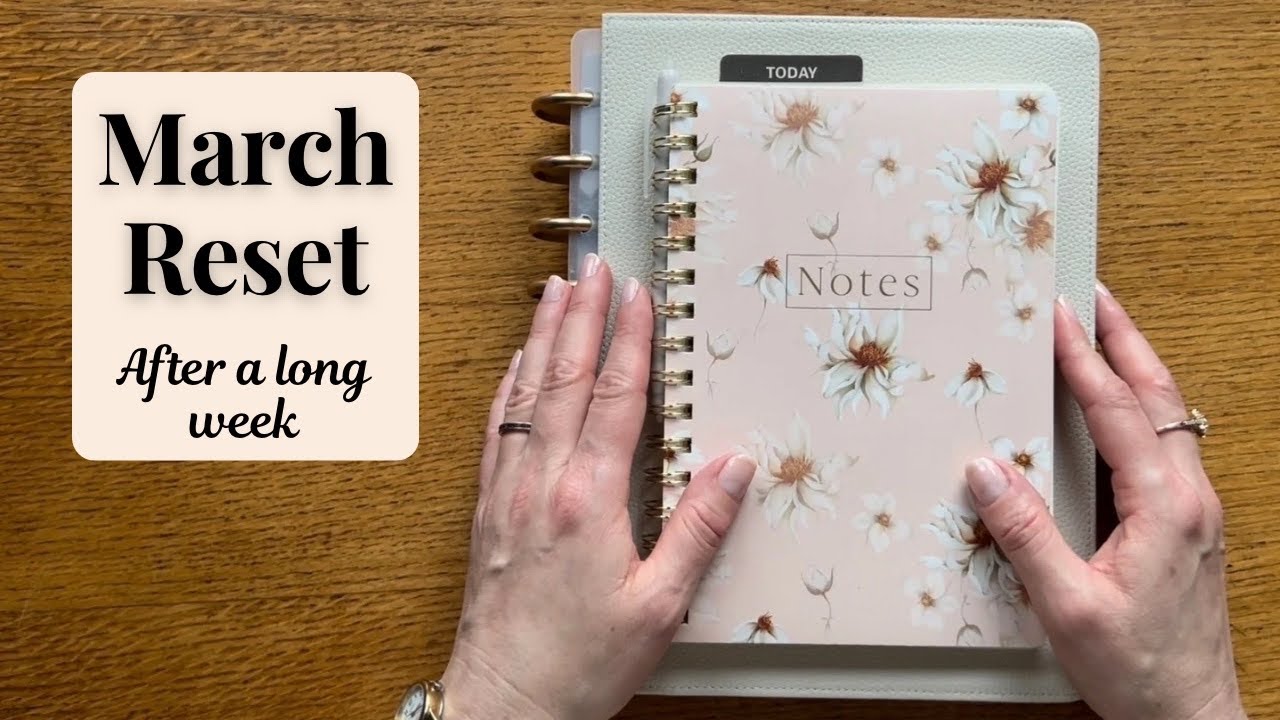 March Planner Reset Part 2 🌅 Fresh Month After a Long Week