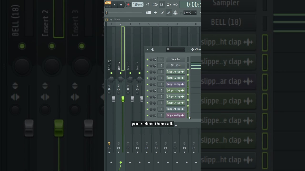 The Fastest Way To Route Your Stems To The Mixer Is....  