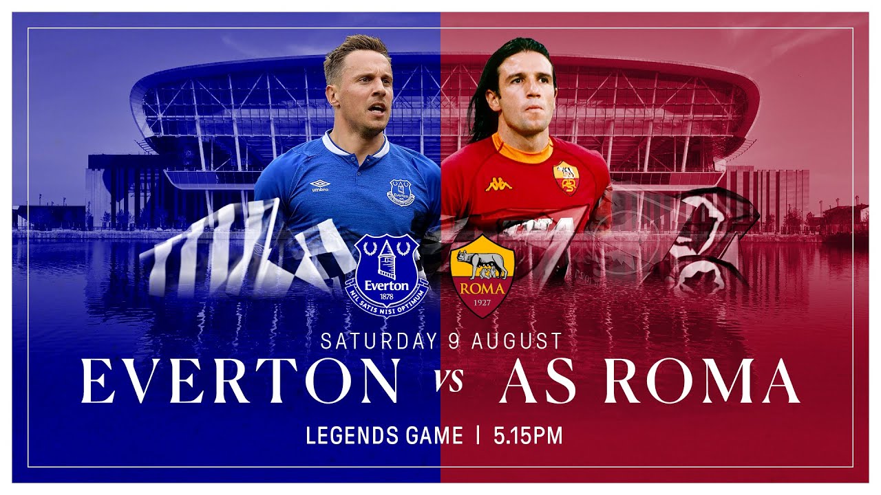 EVERTON v AS ROMA | Legends Match at Hill Dickinson Stadium!