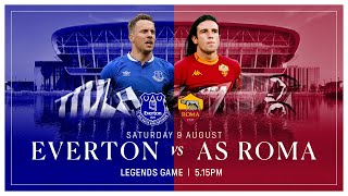 EVERTON prieš AS ROMA | Legendų rungtynės Hill Dickinson stadione!
