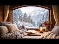 Soft Winter Snowfall Ambience for 3 Hours | Peaceful Relaxation and Inspiration