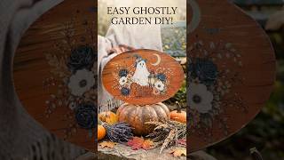 Halloween Decor with Ghostly Garden Rub-On Transfer!🎃🍂 – DIY Stencil & Transfer Craft Tutorial