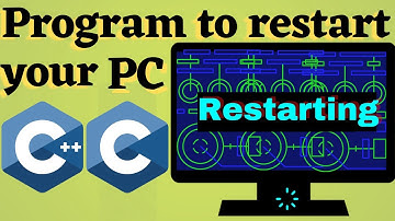 Program to restart computer | C & C++