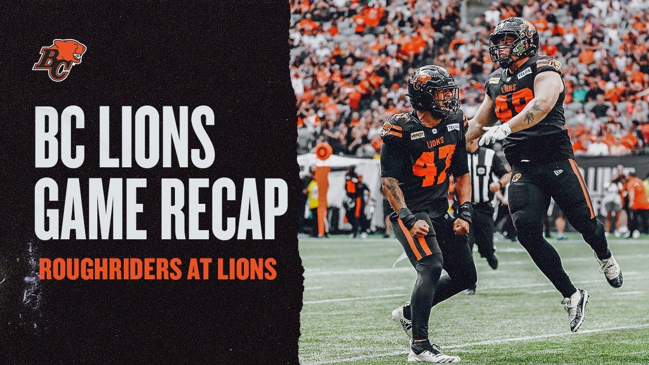 BC Lions Week 7 Recap: WATERMELON SMASH | Roughriders vs Lions - YouTube
