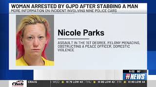 Woman arrested on assault, domestic violence charges following alleged stabbing