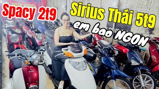 Xe Nhật Honda 2t9 Sirius Thái 5t9 Liberty Fi 8t5 Azudo 12tr và nhiều xe cũ đẹp PCX Thái Janus 2023