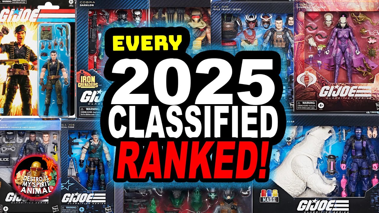 Every 2025 GI Joe Classified RANKED! - YouTube