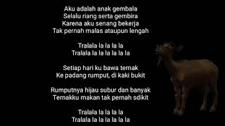 Anak Gembala - Karaoke Lagu Anak
