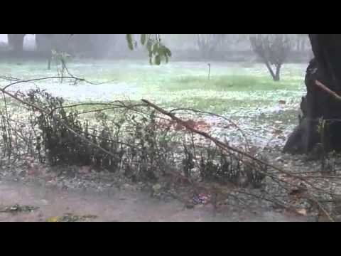 Granizo na vila do Songo em Tete Moçambique