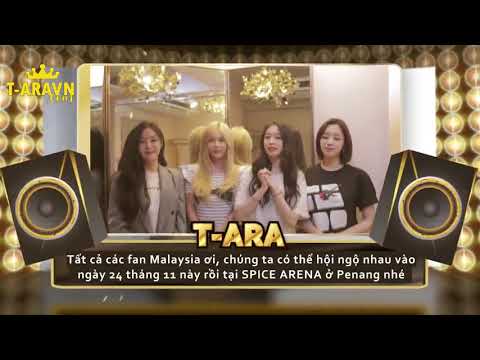[Vietsub] T-ara - Greetings for K-pop Music Wave in Penang