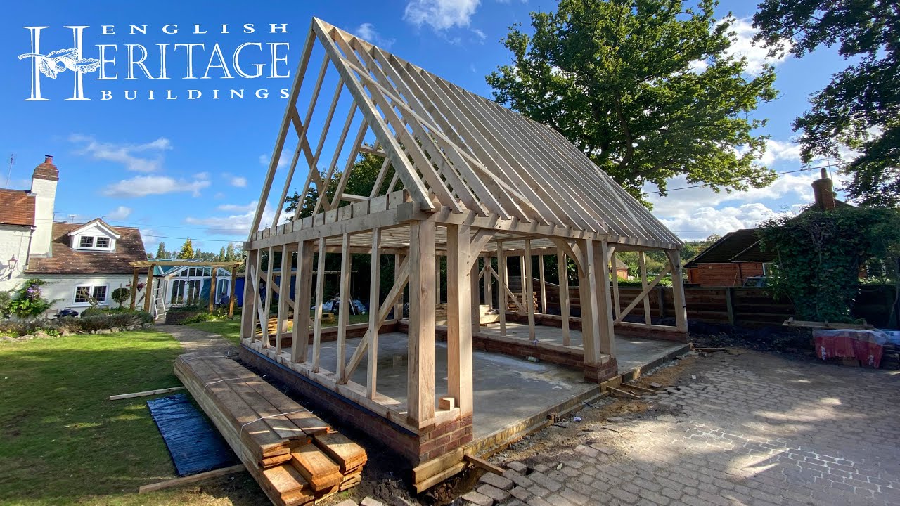 Beautiful Oak Frame Garage