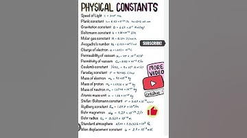 important physics constant #mcat #nums #energy #atom