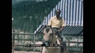 Thumbnail for BLACK / AFRICAN AMERICAN FAMILY HOME MOVIES 1960s GARDEN PARTIES, WESTERN THEME PARK  GG46885