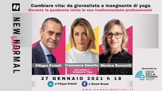 Francesca Senette a New Normal Live con Filippo Poletti e Monica Bormetti