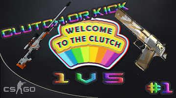 CS:GO | 1v5 Clutch retake | Deagle & AWP