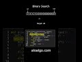 Binary Search efficiently searches a sorted array.