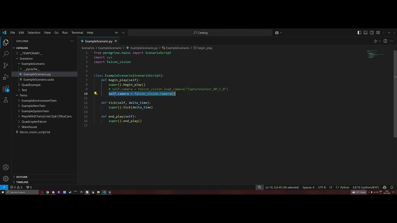 11: Creating Cameras in Python - YouTube