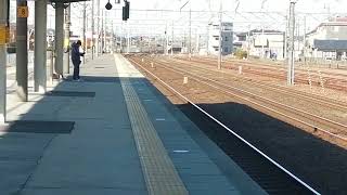 681系特急しらさぎ6号名古屋行清洲1番線通過