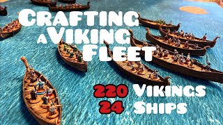 Making A Massive Viking Fleet For Tabletop - Slaget Vid Nissan