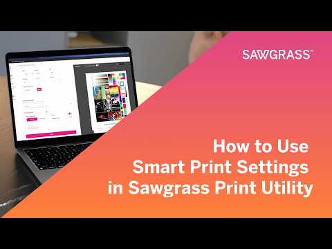 How to Use Smart Print Settings in Sawgrass Print Utility (SPU)