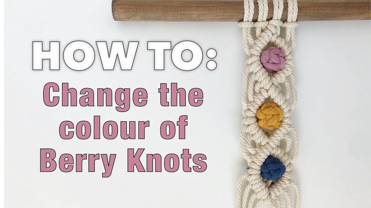 13 Basic Macrame Knots: A Guide For Beginners – GANXXET