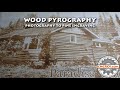 Wood Pyrography Photography To Pine Engraving 